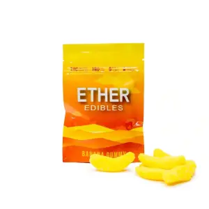 Ether Edibles - THC Gummies Banana Gummy 180mg
