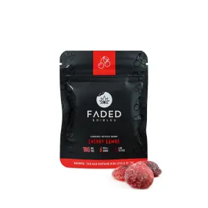 Faded Cannabis Edibles - 180mg Cherry Bombs