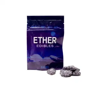 Ether Edibles - THC Gummies Grape 180mg