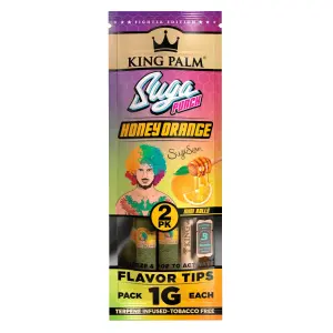King Palms - 2 Mini Rolls Suga Honey Orange