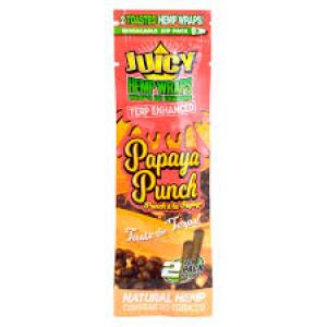 Juicy Hemp Wraps Terp Enhanced Papaya Punch
