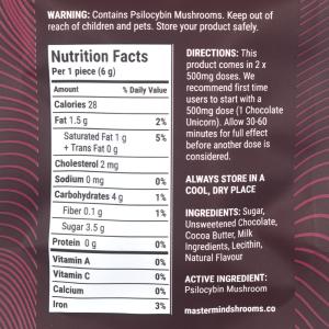 Mastermind –  Chocolate Shroomicorns (2 x 500mg)