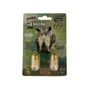Rhino 69 Platinum 7500k Male Enhancement Double Pill