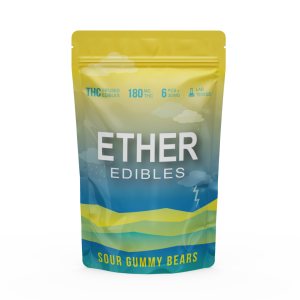 Ether Edibles - THC Gummies Sour Gummy Bears 180mg