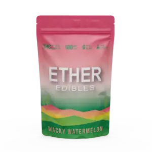 Ether Edibles - THC Gummies Wacky Watermelon 180mg